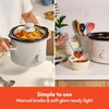 image:imageBELLA 15 Qt Slow Cooker  6 Qt Manual Slow Cooker with EverGood Ceramic Nonstick Coating 3 Temperature Setting Dishwasher Safe Stoneware Pot amp Tempered Glass Lid Tangle Free Cord Wrap Oatmilk