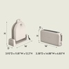 image:imageBELLA 2 slice Slim toaster  FlipnStore Ceramic Waffle Maker Fitsanywhere Kitchenware Waffle Iron w with EverGood Ceramic Nonstick Coating amp Smart Toaster w 6 Shades Control Oatmilk