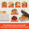 image:imageBELLA 2 slice Slim toaster  FlipnStore Ceramic Waffle Maker Fitsanywhere Kitchenware Waffle Iron w with EverGood Ceramic Nonstick Coating amp Smart Toaster w 6 Shades Control Oatmilk