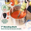 image:imageBELLA 2Speed Hand Immersion Blender with Whisk Attachment 250 Watt Red Immersion Blender with Dishwasher Safe Whisk amp Blending Attachments for Food Prep 14460Yellow