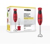 image:imageBELLA 2Speed Hand Immersion Blender with Whisk Attachment 250 Watt Red Immersion Blender with Dishwasher Safe Whisk amp Blending Attachments for Food Prep 14460Red