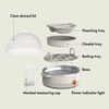 image:imageBELLA Egg Cooker Rapid Boiler amp Poacher Meal Prep Essential Family Sized Meals Make Up To 7 Large Boiled Eggs Dishwasher Safe Lid with CoolTouch Handles Poaching Tray Included BlackOatmilk