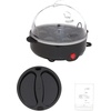 image:imageBELLA Egg Cooker Rapid Boiler amp Poacher Meal Prep Essential Family Sized Meals Make Up To 7 Large Boiled Eggs Dishwasher Safe Lid with CoolTouch Handles Poaching Tray Included BlackBlack