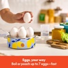 image:imageBELLA Egg Cooker Rapid Boiler amp Poacher Meal Prep Essential Family Sized Meals Make Up To 7 Large Boiled Eggs Dishwasher Safe Lid with CoolTouch Handles Poaching Tray Included BlackBlue Lemon Drop