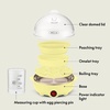 image:imageBELLA Egg Cooker Rapid Boiler amp Poacher Meal Prep Essential Family Sized Meals Make Up To 7 Large Boiled Eggs Dishwasher Safe Lid with CoolTouch Handles Poaching Tray Included BlackYellow