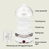 image:imageBELLA Egg Cooker Rapid Boiler amp Poacher Meal Prep Essential Family Sized Meals Make Up To 7 Large Boiled Eggs Dishwasher Safe Lid with CoolTouch Handles Poaching Tray Included BlackWhite