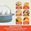 image:imageBELLA Egg Cooker Rapid Boiler amp Poacher Meal Prep Essential Family Sized Meals Make Up To 7 Large Boiled Eggs Dishwasher Safe Lid with CoolTouch Handles Poaching Tray Included BlackSurf