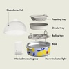 image:imageBELLA Egg Cooker Rapid Boiler amp Poacher Meal Prep Essential Family Sized Meals Make Up To 7 Large Boiled Eggs Dishwasher Safe Lid with CoolTouch Handles Poaching Tray Included BlackBlue Lemon Drop
