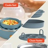 image:imageBELLA Egg Cooker Rapid Boiler amp Poacher Meal Prep Essential Family Sized Meals Make Up To 7 Large Boiled Eggs Dishwasher Safe Lid with CoolTouch Handles Poaching Tray Included BlackSurf