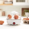 image:imageBELLA Egg Cooker Rapid Boiler amp Poacher Meal Prep Essential Family Sized Meals Make Up To 7 Large Boiled Eggs Dishwasher Safe Lid with CoolTouch Handles Poaching Tray Included BlackWhite