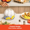 image:imageBELLA Egg Cooker Rapid Boiler amp Poacher Meal Prep Essential Family Sized Meals Make Up To 7 Large Boiled Eggs Dishwasher Safe Lid with CoolTouch Handles Poaching Tray Included BlackBlue Lemon Drop