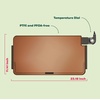 image:imageBella 12 x 22 in Ceramic Griddle OatmilkCopper