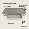image:imageBella 12 x 22 in Ceramic Griddle OatmilkOatmilk  Tray