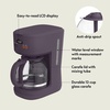 image:imageBella 12Cup Programmable Coffee Maker Auto Shutoff 900WPlum