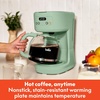 image:imageBella 12Cup Programmable Coffee Maker Auto Shutoff 900WSeaglass
