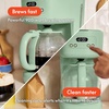 image:imageBella 12Cup Programmable Coffee Maker Auto Shutoff 900WSeaglass