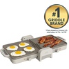 image:imagebella 10x20 Fold and Store Griddle NonToxic Ceramic Coating OatmilkOatmilk