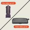 image:imagebella 10x20 Fold and Store Griddle NonToxic Ceramic Coating OatmilkPlum