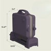 image:imagebella 10x20 Fold and Store Griddle NonToxic Ceramic Coating OatmilkPlum