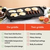 image:imagebella 10x20 NonToxic Nonstick Ceramic Griddle OatmilkBlack