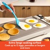 image:imagebella 10x20 NonToxic Nonstick Ceramic Griddle OatmilkOatmilk  Tray