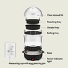image:imagebella 14Egg Capacity Cooker amp Steamer Double Stack 360 Watt OatmilkBlack