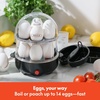 image:imagebella 14Egg Capacity Cooker amp Steamer Double Stack 360 Watt OatmilkBlack