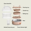 image:imagebella 14Egg Capacity Cooker amp Steamer Double Stack 360 Watt OatmilkBlossom