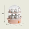 image:imagebella 14Egg Capacity Cooker amp Steamer Double Stack 360 Watt OatmilkBlossom
