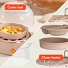 image:imagebella 14Egg Capacity Cooker amp Steamer Double Stack 360 Watt OatmilkBlossom