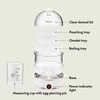 image:imagebella 14Egg Capacity Cooker amp Steamer Double Stack 360 Watt OatmilkWhite