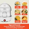 image:imagebella 14Egg Capacity Cooker amp Steamer Double Stack 360 Watt OatmilkWhite