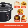 image:imagebella 15qt Manual NonToxic Slow Cooker with 3 Heat Settings BlackBlack