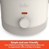 image:imagebella 15qt Manual NonToxic Slow Cooker with 3 Heat Settings BlackOatmilk