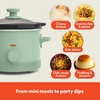 image:imagebella 15qt Manual NonToxic Slow Cooker with 3 Heat Settings BlackSeaglass