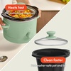image:imagebella 15qt Manual NonToxic Slow Cooker with 3 Heat Settings BlackSeaglass
