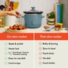 image:imagebella 15qt Manual NonToxic Slow Cooker with 3 Heat Settings BlackSurf