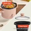 image:imagebella 15qt Manual NonToxic Slow Cooker with 3 Heat Settings Blossom