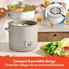 image:imagebella 16Cup Rice Cooker and Steamer OatmilkOatmilk