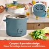 image:imagebella 16Cup Rice Cooker and Steamer OatmilkSurf