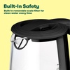 image:imagebella 17 Liter Glass Electric Kettle Quickly Boil 7cups of water BlackBlack  Pink