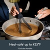 image:imagebella 2 Piece Fold Flat Nontoxic Nonslip Masher and Whisk OatmilkSlate