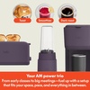 image:imagebella 2 Slice Slim Toaster  6 Pcs Rocket Blender  Single Serve Kcup Coffee Maker Smart Toaster w 6 Shades Control Portable Smoothie Maker amp Compact Coffee Machine PlumPlum