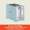 image:imagebella 2 Slice Toaster Extra Wide Slots amp Removable Crumb Tray BlackAqua