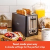 image:imagebella 2 Slice Toaster Extra Wide Slots amp Removable Crumb Tray BlackBlack