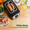 image:imagebella 2 Slice Toaster Extra Wide Slots amp Removable Crumb Tray BlackBlack