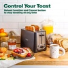 image:imagebella 2 Slice Toaster Extra Wide Slots amp Removable Crumb Tray BlackBlack