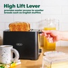 image:imagebella 2 Slice Toaster Extra Wide Slots amp Removable Crumb Tray BlackBlack