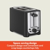 image:imagebella 2 Slice Toaster Extra Wide Slots amp Removable Crumb Tray BlackBlack