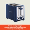 image:imagebella 2 Slice Toaster Extra Wide Slots amp Removable Crumb Tray BlackBlue